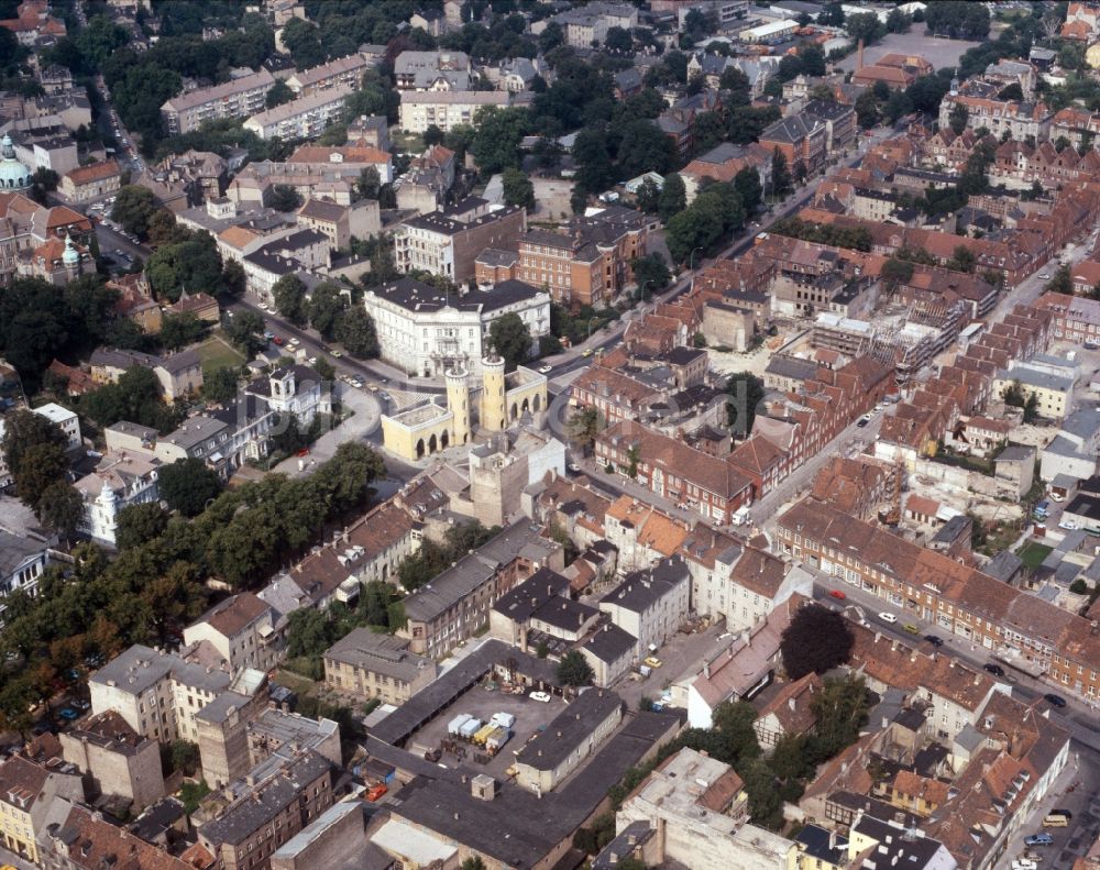 Potsdam von oben - Das Nauener Tor in Potsdam im Bundesland Brandenburg