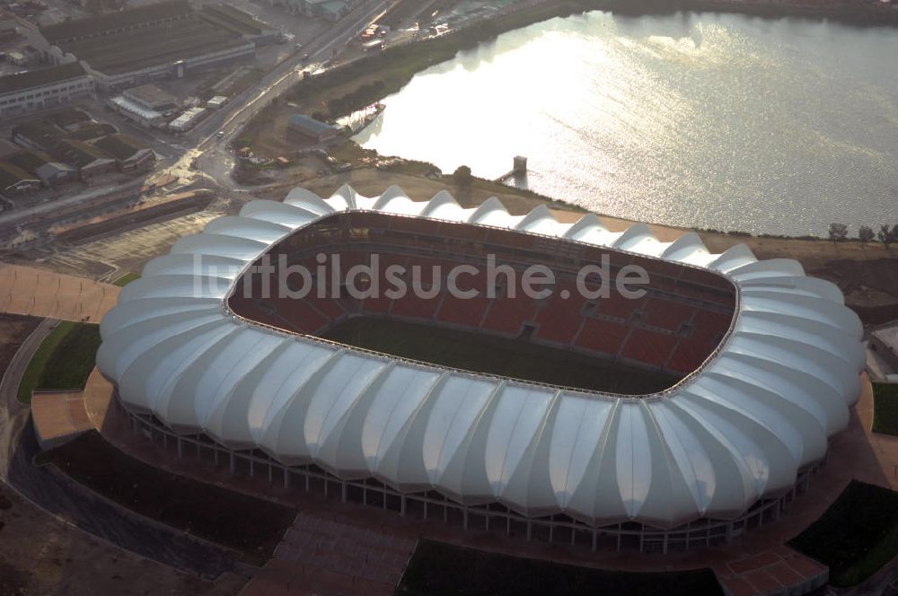 Luftaufnahme Port Elizabeth - Das Nelson-Mandela-Bay-Stadion - View of the Nelson-Mandela-Bay-Stadium in Port Elizabeth in South Africa