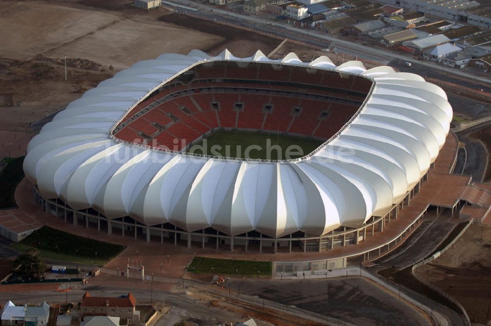 Port Elizabeth aus der Vogelperspektive: Das Nelson-Mandela-Bay-Stadion - View of the Nelson-Mandela-Bay-Stadium in Port Elizabeth in South Africa