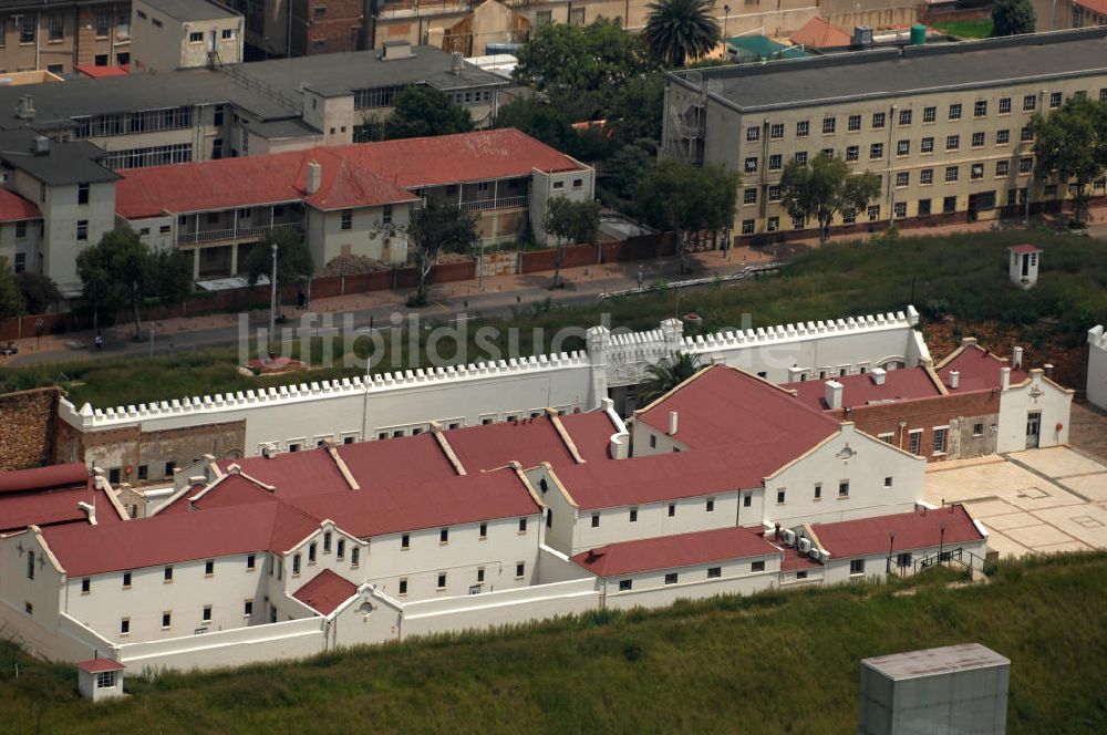 JOHANNESBURG von oben - Das Old Fort Prison auf dem Constitution Hill in Johannesburg