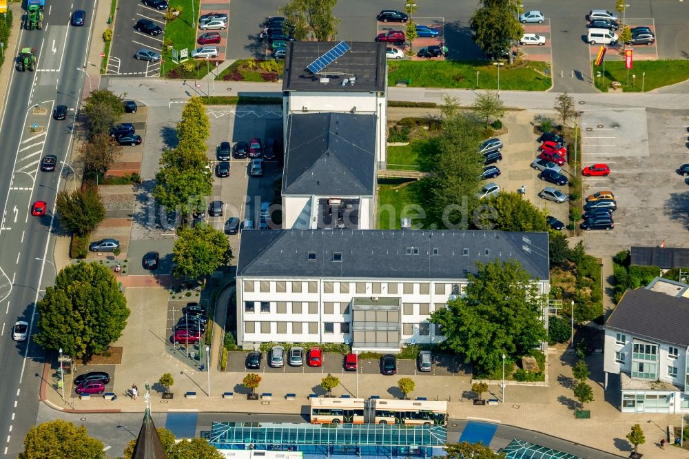 Sprockhövel von oben - Das Rathaus in Sprockhövel im Bundesland Nordrhein-Westfalen