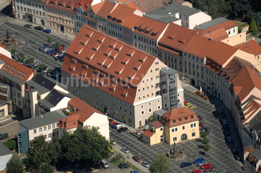 Luftaufnahme Zittau - Das Salzhaus in Zittau