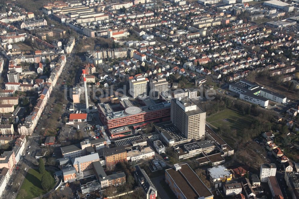 Luftbild Offenbach am Main - Das Sana-Klinikum in Offenbach am Main im Bundesland Hessen