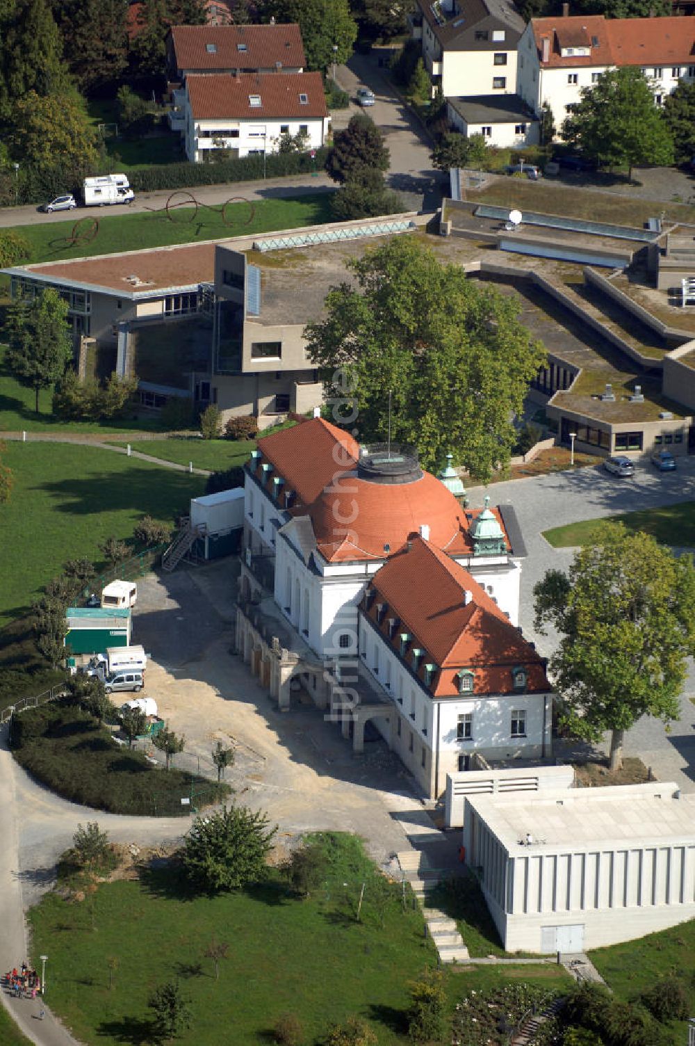 Luftbild Marbach - Das Schiller-Nationalmuseum und das Deutsches Literaturarchiv Marbach am Neckar