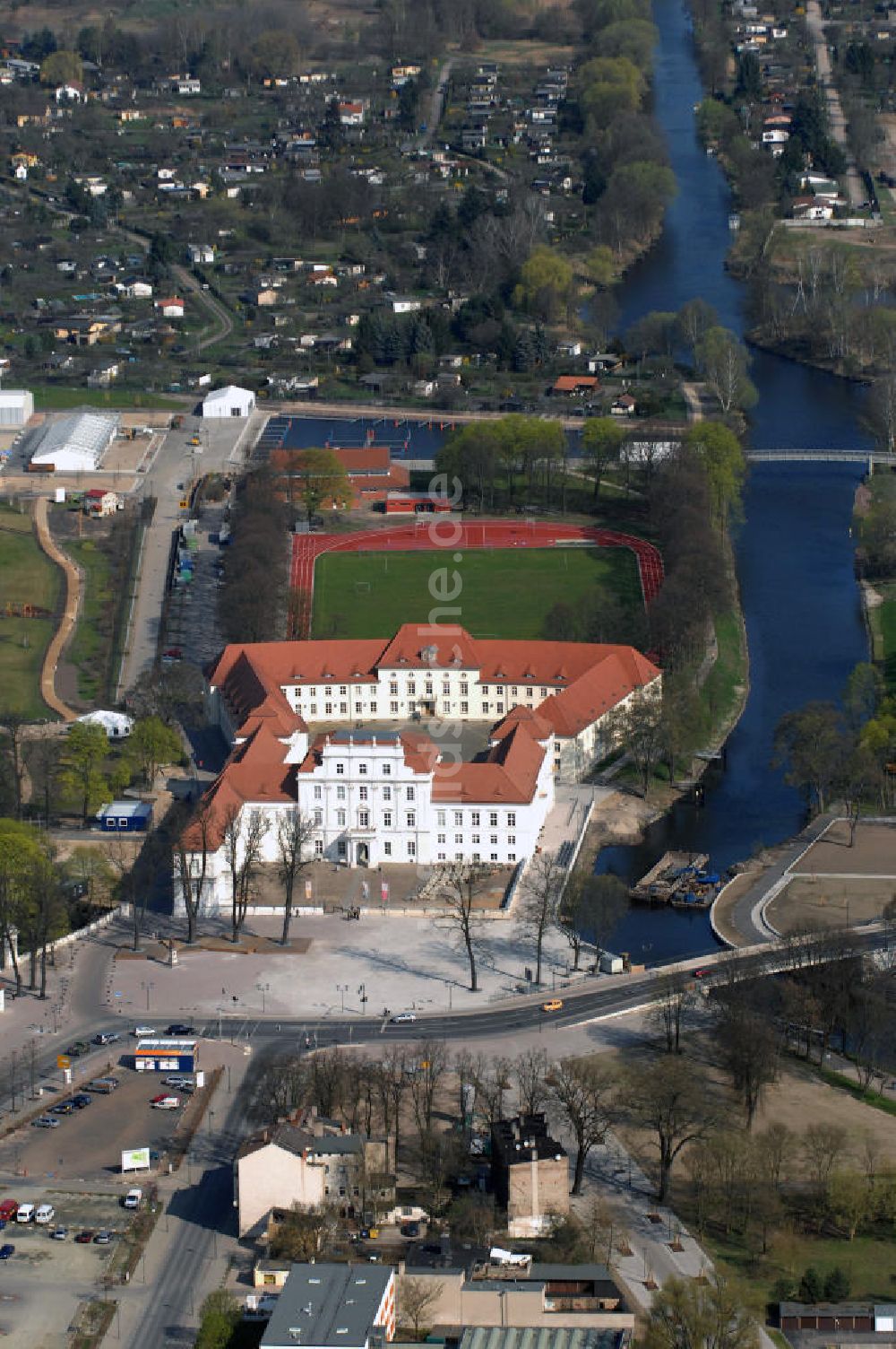 ORANIENBURG von oben - Das Schloss Oranienburg