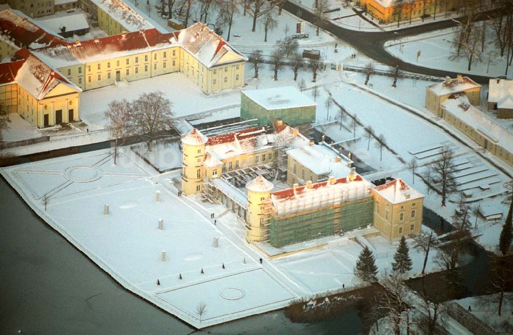 Rheinsberg / Brandenburg aus der Vogelperspektive: Das Schloss Rheinsberg 30.12.2005