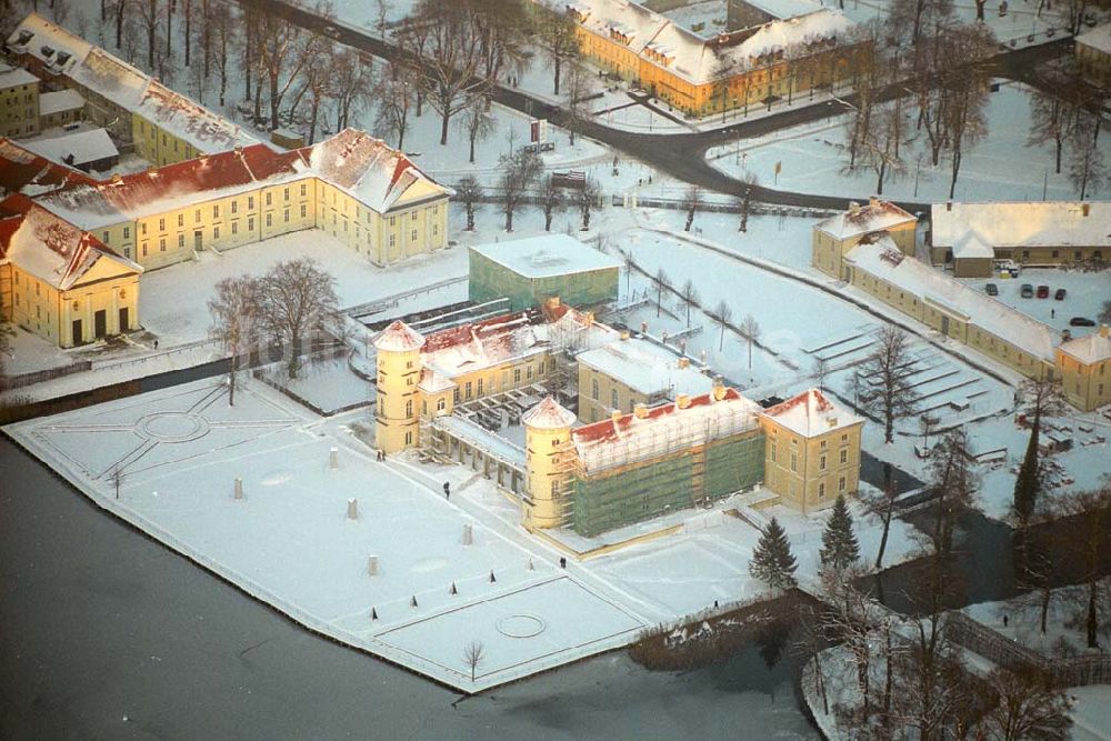 Luftbild Rheinsberg / Brandenburg - Das Schloss Rheinsberg 30.12.2005