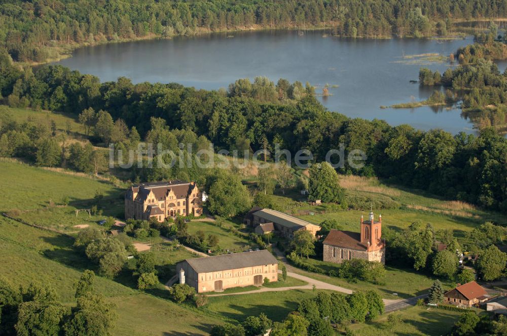 Luftbild Tornow - Das Schloss Tornow