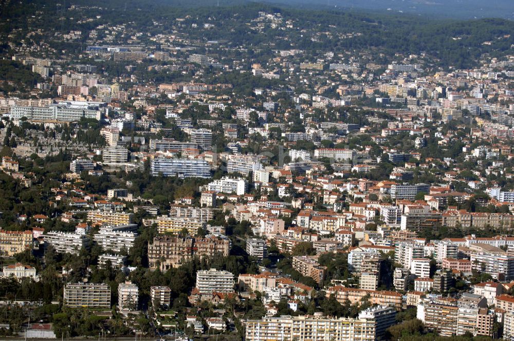 Cannes von oben - Das Stadtzentrum von Cannes