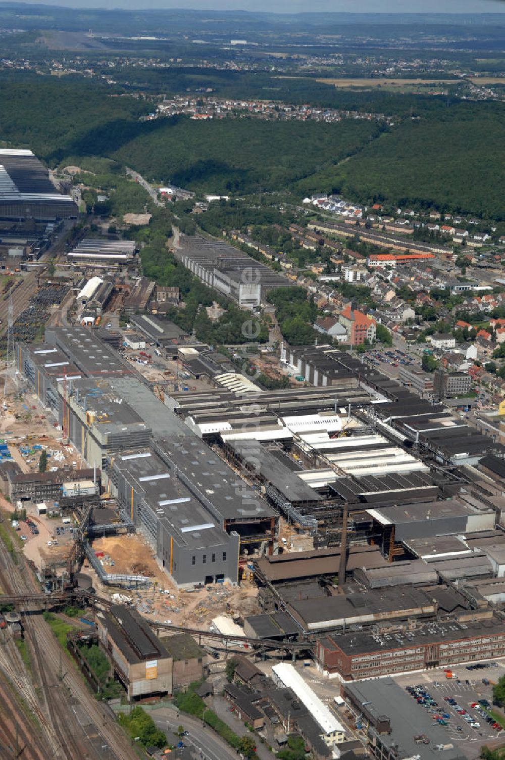 Völklingen von oben - Das Stahlwerk der Saarstahl AG in Völklingen