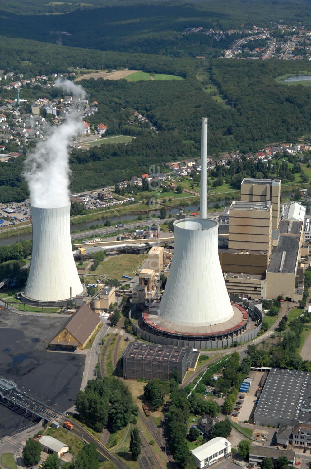 Luftaufnahme Völklingen - Das Steinkohlekraftwerk Völklingen