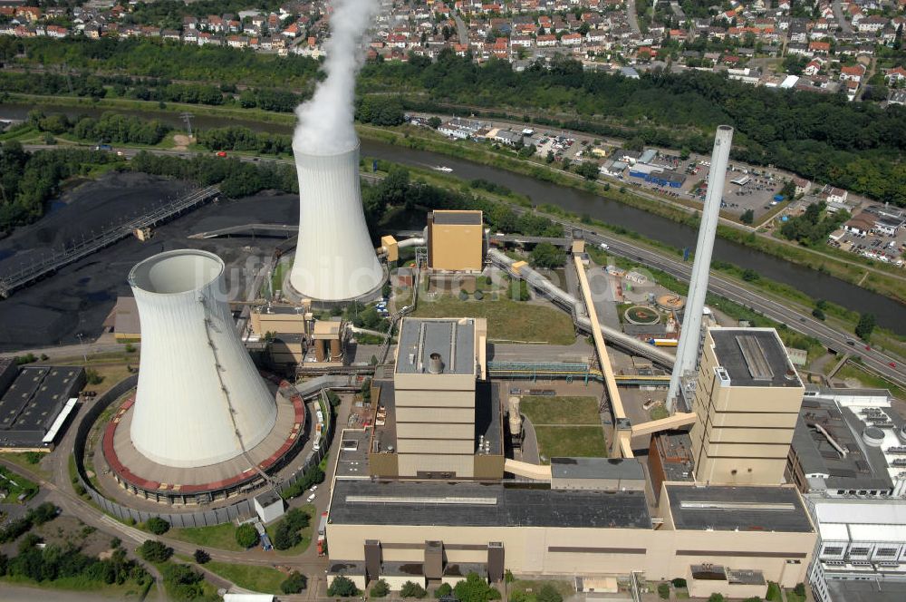 Luftaufnahme Völklingen - Das Steinkohlekraftwerk Völklingen