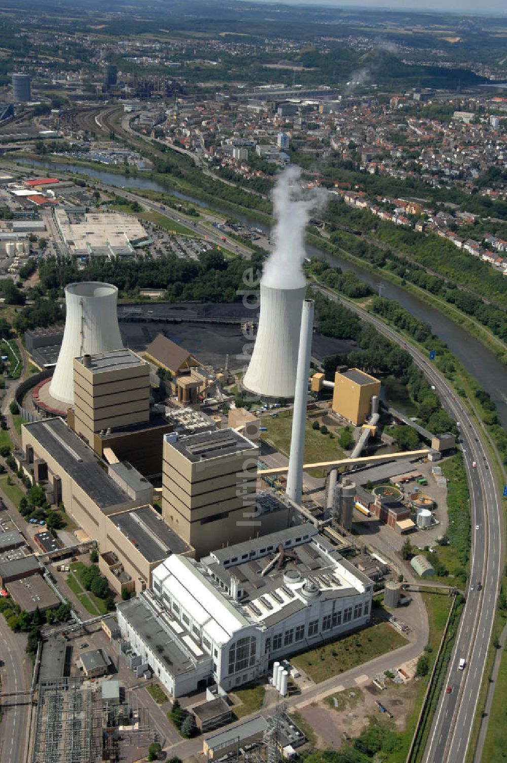 Luftbild Völklingen - Das Steinkohlekraftwerk Völklingen