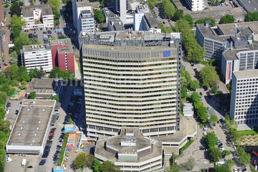 Luftbild Eschborn - Das Technische Zentrum der Deutschen Bank im Gewerbegebiet Süd in Eschborn