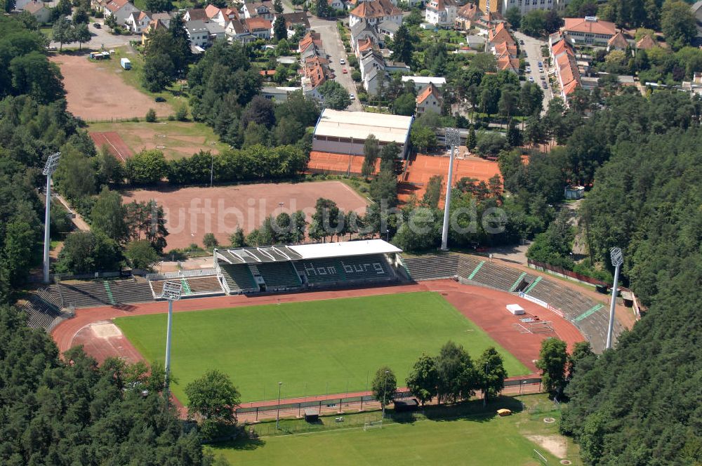 Homburg von oben - Das Waldstadion Homburg