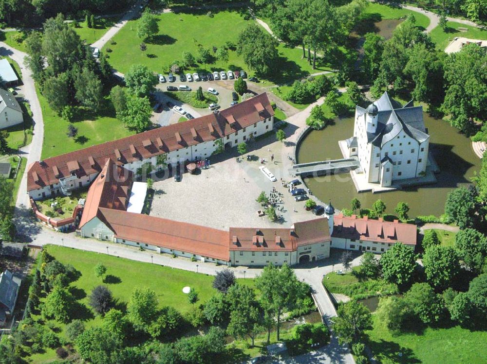 Chemnitz / Sachsen von oben - Das Wasserschloss Klaffenbach