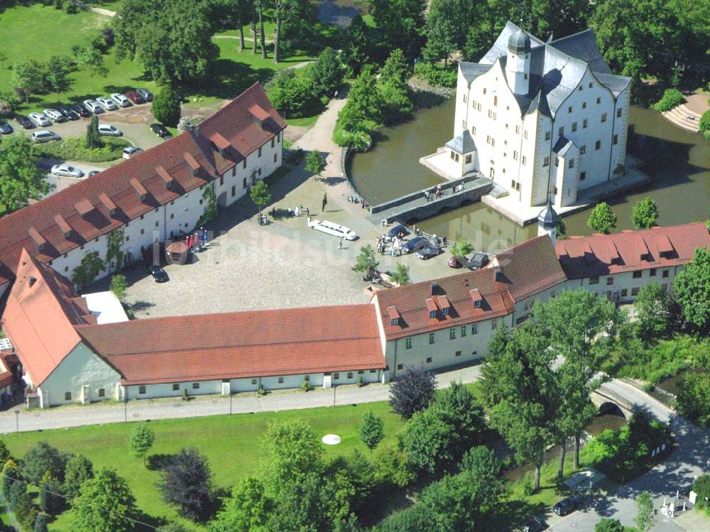 Chemnitz / Sachsen aus der Vogelperspektive: Das Wasserschloss Klaffenbach