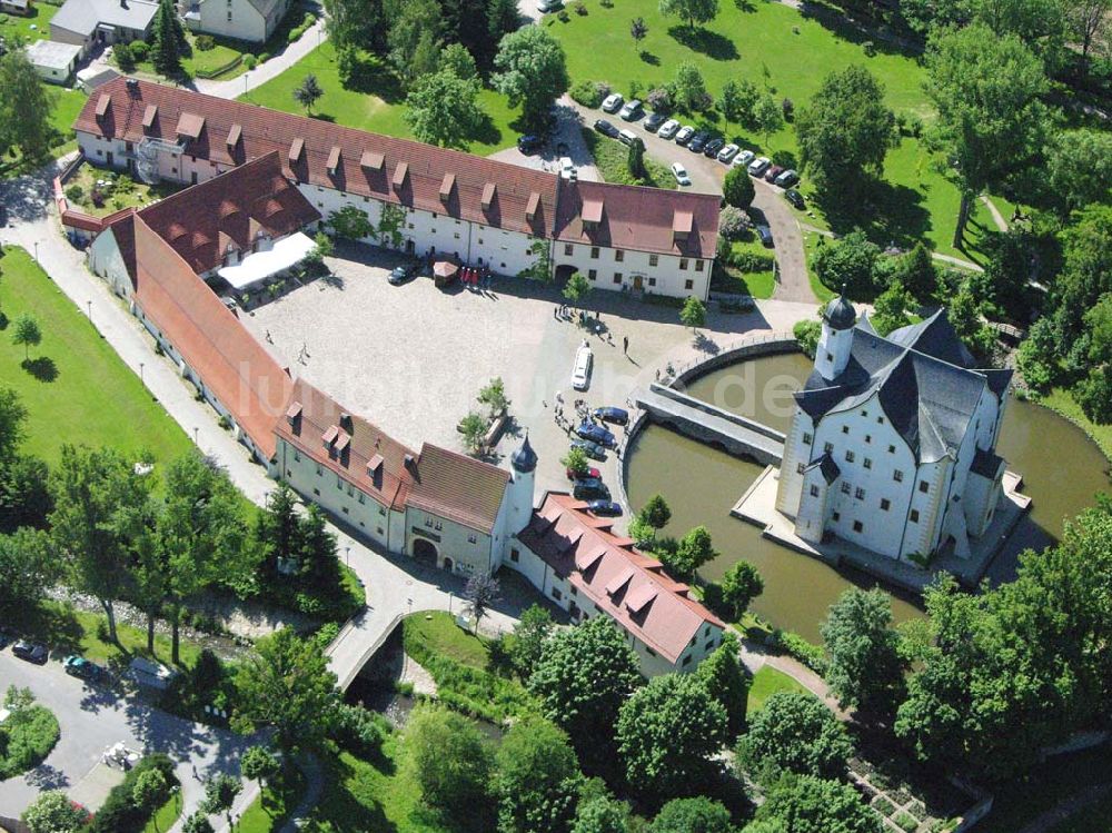 Luftaufnahme Chemnitz / Sachsen - Das Wasserschloss Klaffenbach