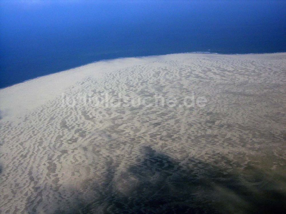 Luftbild Borkum - Das Wattenmeer bei der Insel Borkum