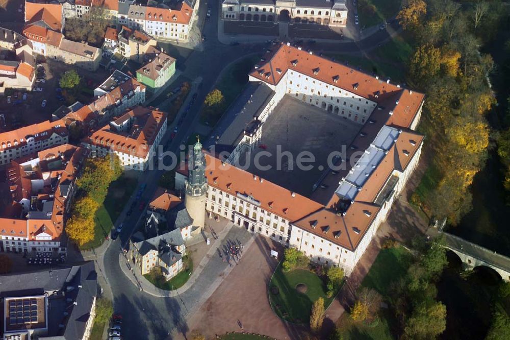 Luftaufnahme Weimar - Das Weimarer Schloß