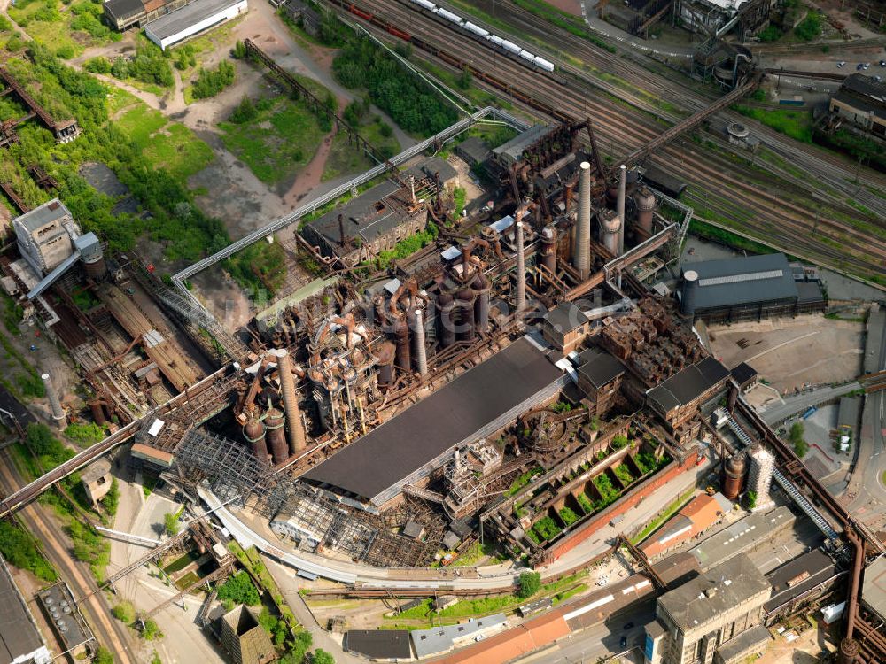 Luftbild Saarbrücken Das Weltkulturerbe Völklinger Hütte In Saarbrücken