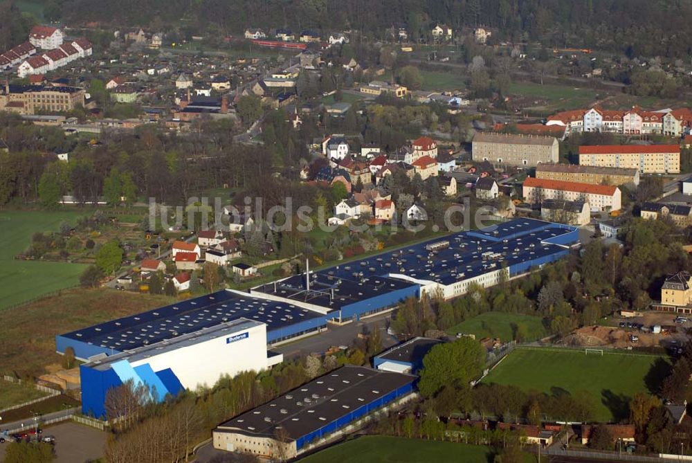 Neukirchen von oben - Das Werk Neukirchen der BBT-Thermotechnik GmbH Buderus