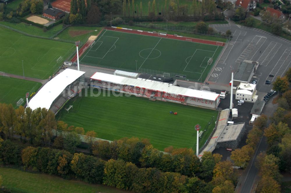 Luftbild Ahlen - Das Wersestadion in Ahlen