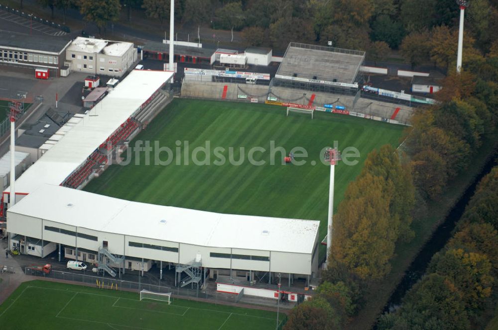 Ahlen von oben - Das Wersestadion in Ahlen