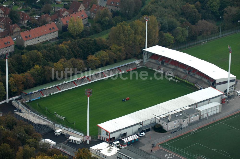 Luftbild Ahlen - Das Wersestadion in Ahlen