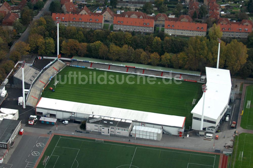 Ahlen von oben - Das Wersestadion in Ahlen