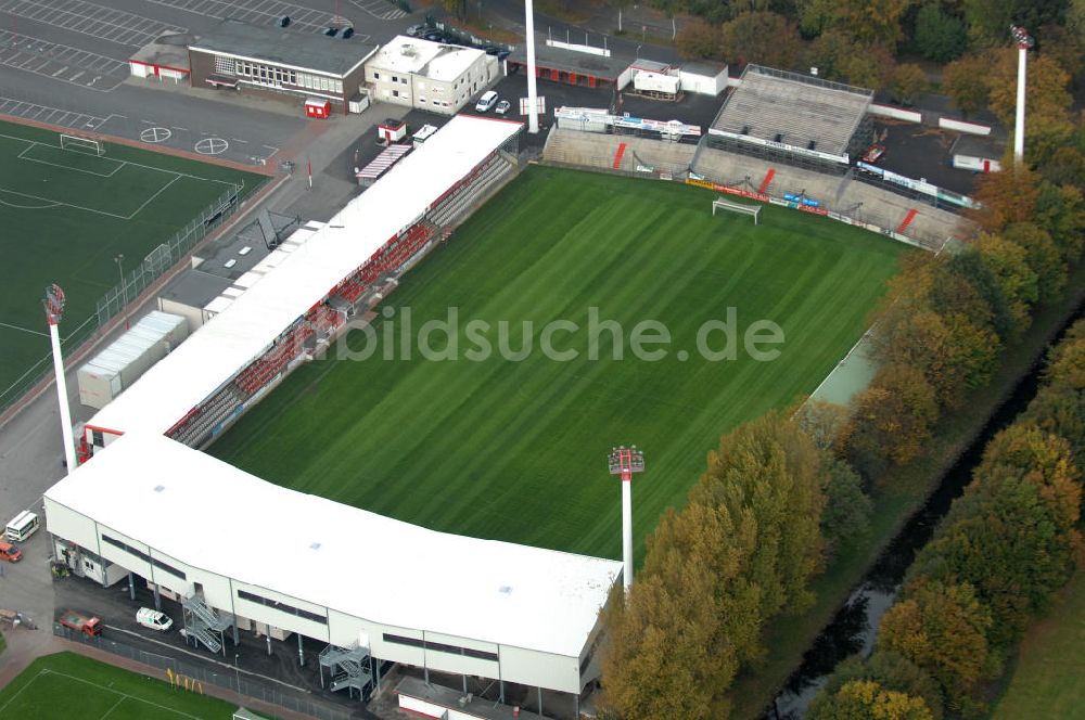 Luftaufnahme Ahlen - Das Wersestadion in Ahlen