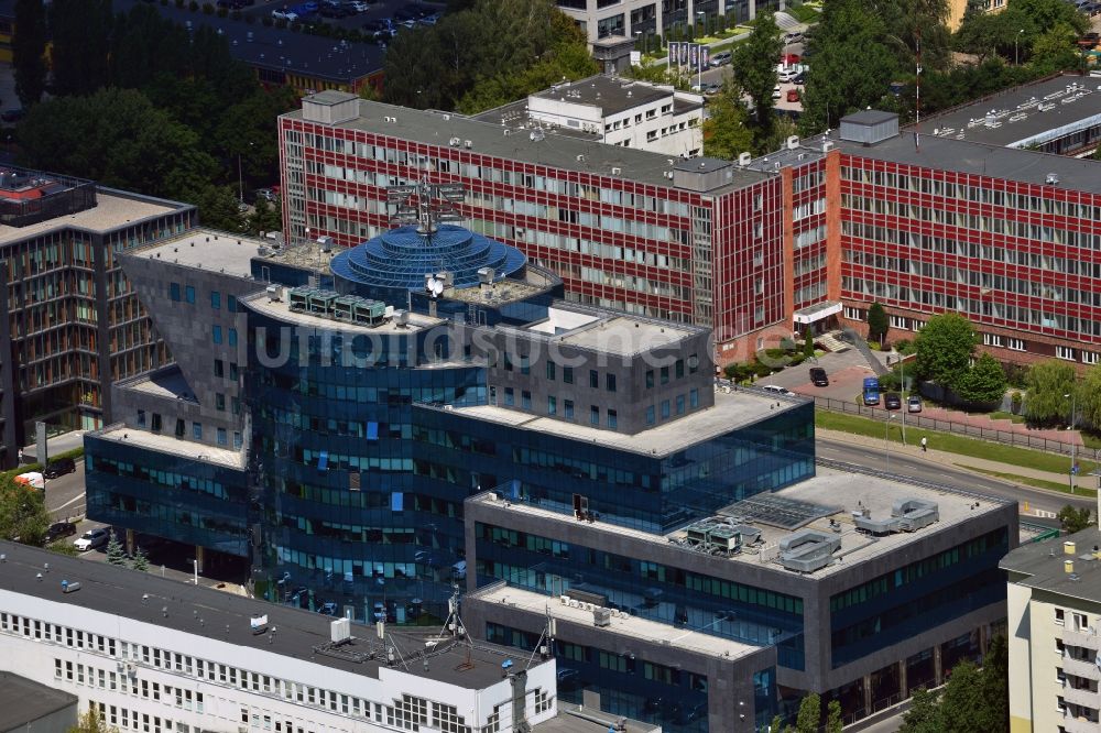 Warschau aus der Vogelperspektive: Das Zepter Business Centre im Bezirk Mokotow in Warschau in Polen