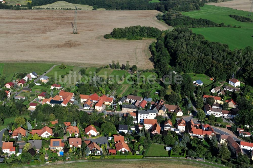 Döbritz von oben - Döbritz im Bundesland Thüringen