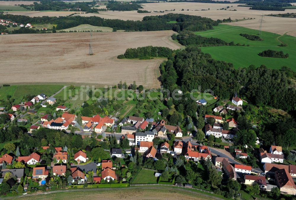 Döbritz aus der Vogelperspektive: Döbritz im Bundesland Thüringen