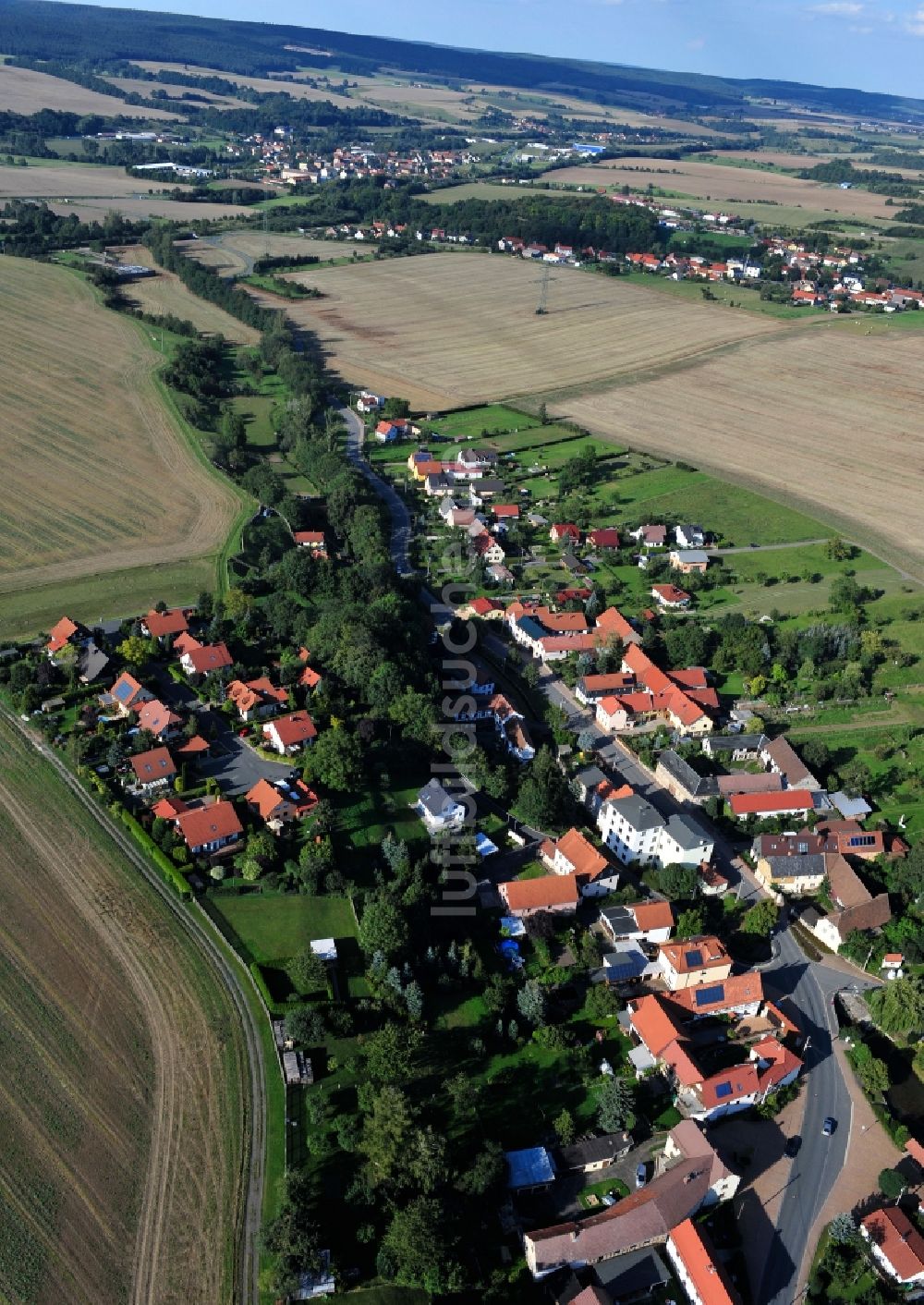 Luftbild Döbritz - Döbritz im Bundesland Thüringen