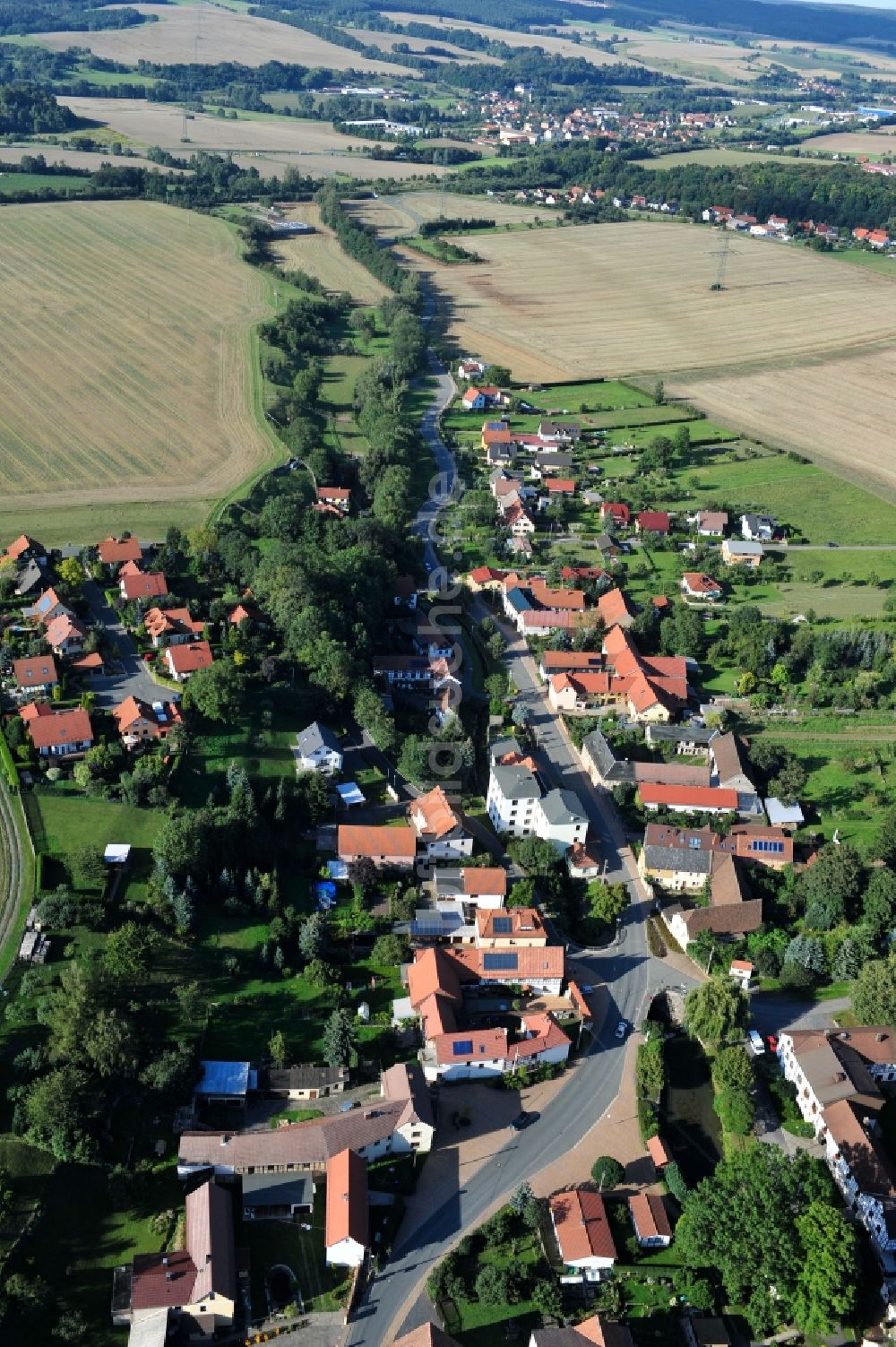 Luftaufnahme Döbritz - Döbritz im Bundesland Thüringen