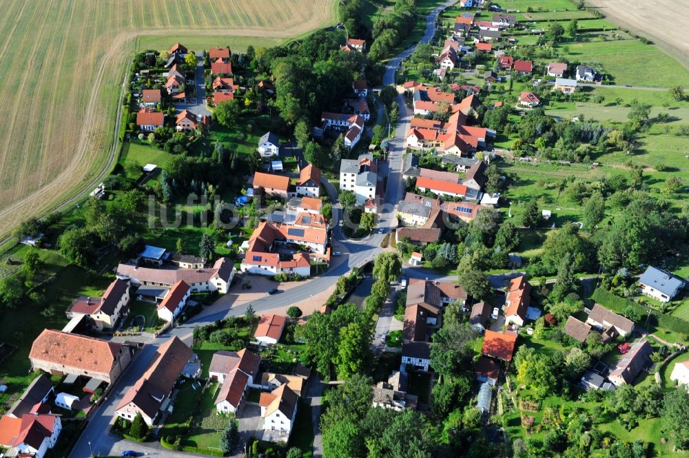 Döbritz aus der Vogelperspektive: Döbritz im Bundesland Thüringen