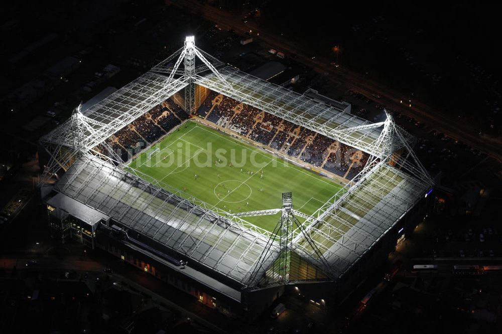 Preston aus der Vogelperspektive: Deepdale Stadion Preston