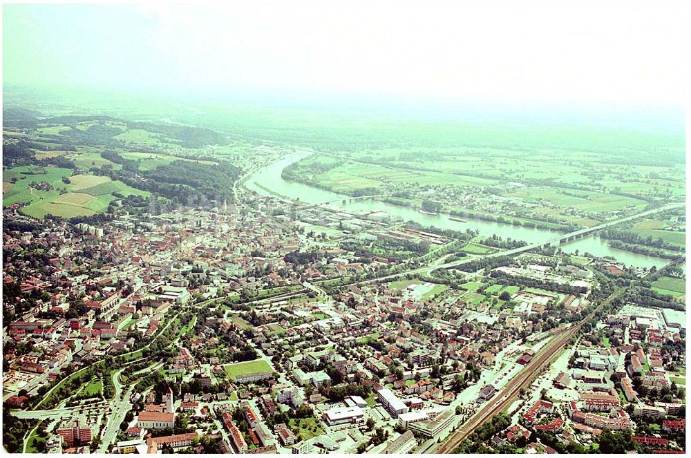 Deggendorf von oben - Deggendorf an der Donau