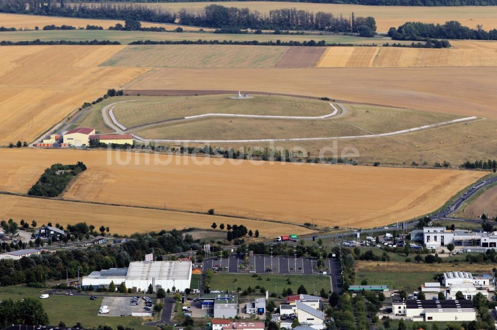 Mühlhausen von oben - Deponie am Schadeberg bei Mühlhausen in Thüringen