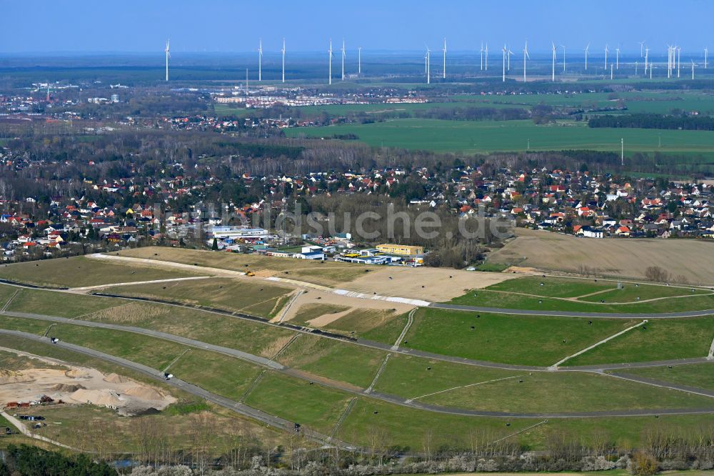 Luftbild Schwanebeck - Deponie Schwanebeck in Panketal im Bundesland Brandenburg