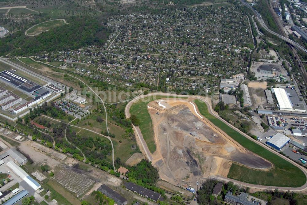 Luftbild Dresden - Deponieanlagen der Stadtbetriebe Dresden an der Radeburger Straße