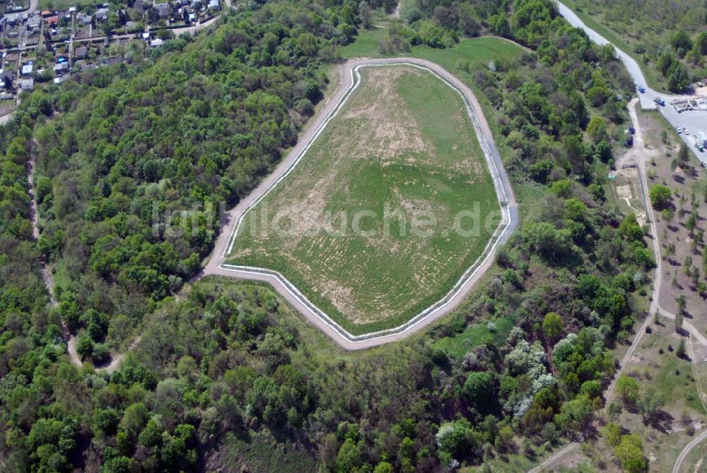 Luftbild Dresden - Deponieanlagen der Stadtbetriebe Dresden an der Radeburger Straße