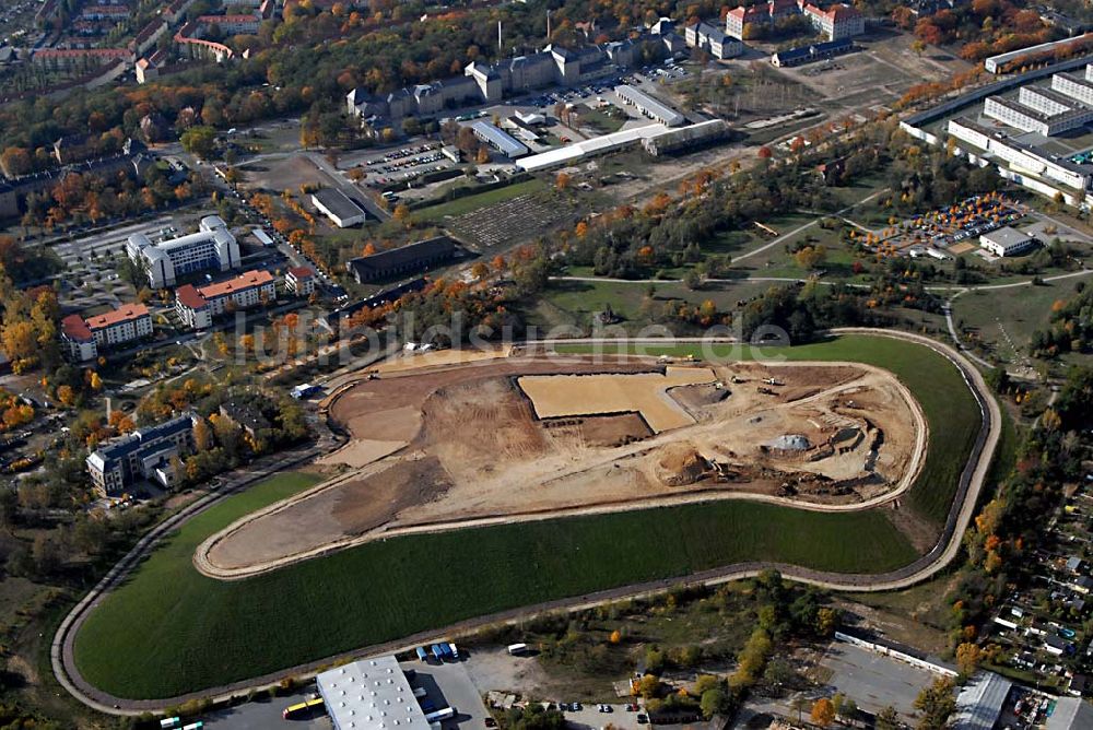 Luftbild Dresden - Deponieanlagen der Stadtbetriebe Dresden an der Radeburger Straße