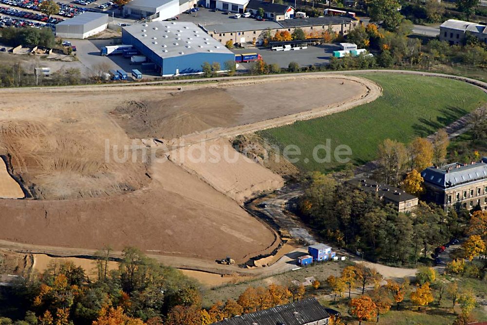 Luftbild Dresden - Deponieanlagen der Stadtbetriebe Dresden an der Radeburger Straße