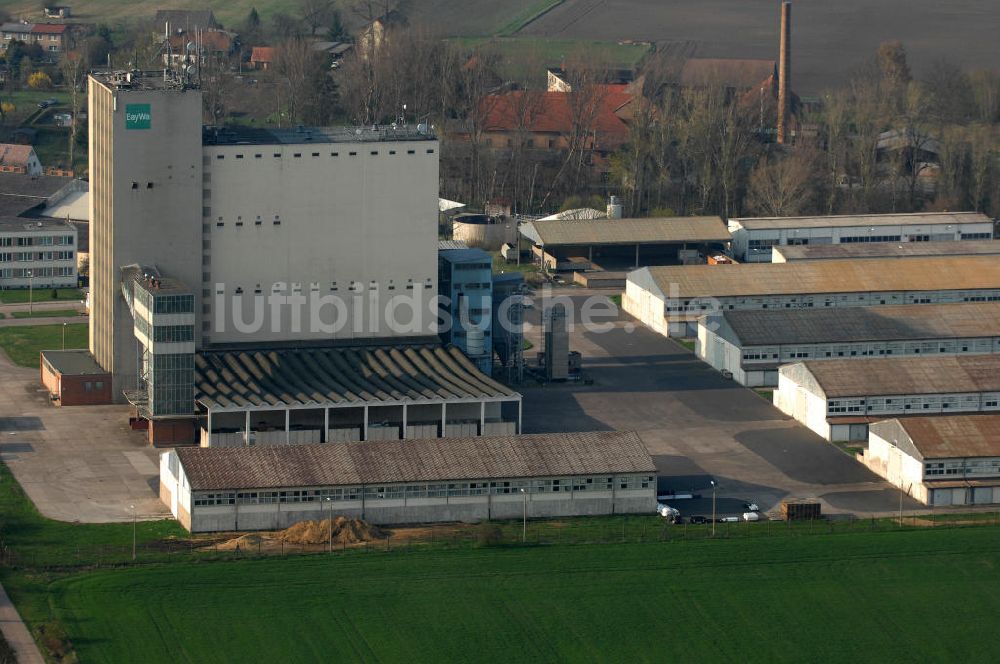 Luftbild Bad Tennstedt - Der Agrar Vertrieb der BayWa in Bad Tennstedt