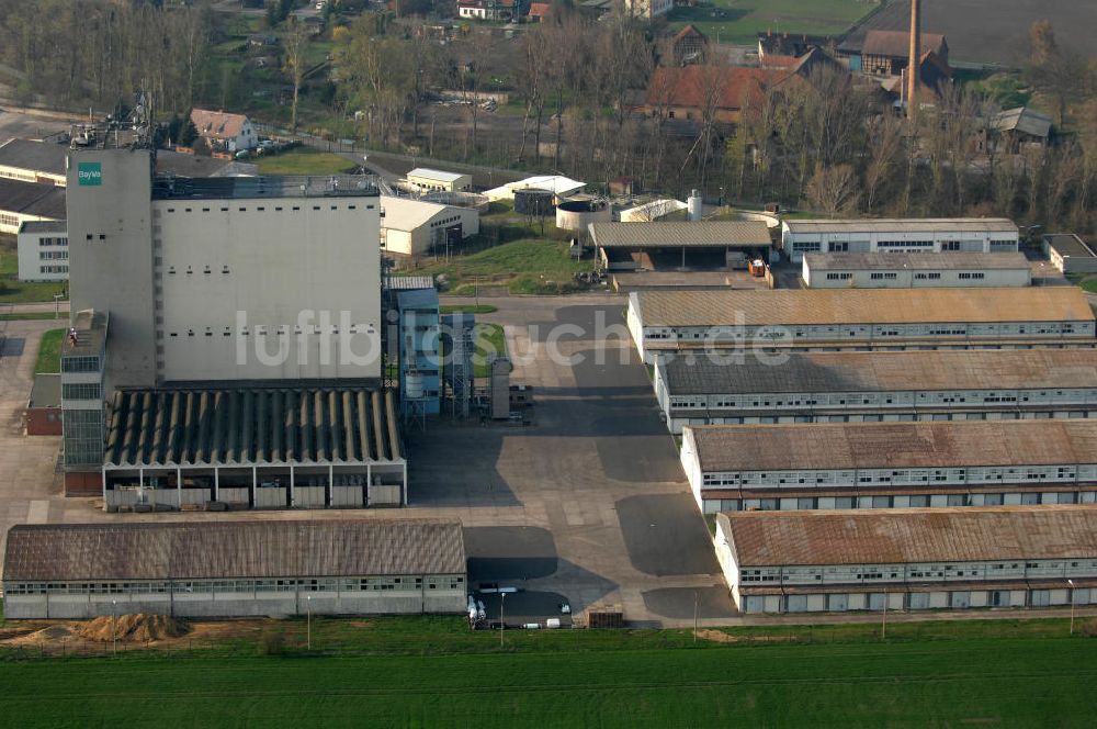 Bad Tennstedt von oben - Der Agrar Vertrieb der BayWa in Bad Tennstedt