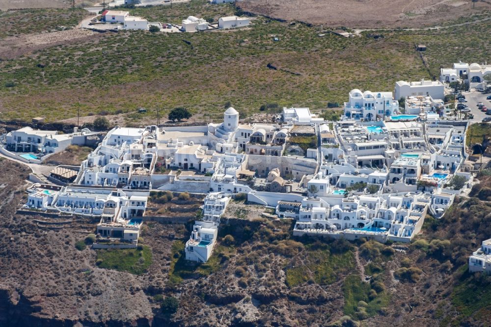 Luftaufnahme Santorin - Der Archipel Santorin in Griechenland