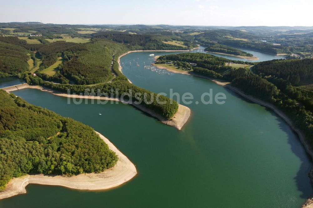 Luftbild ATTENDORN - Der Biggesee (auch Biggetalsperre) - ein Stausee im Kreis Olpe in Nordrhein-Westfalen