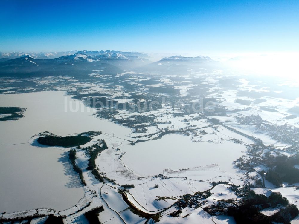 Luftbild Chiemsee - Der Chiemsee im Bundesland Bayern